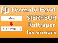 Excel -  La formule SIERREUR - Afficher une autre valeur si erreur avec une formule - Docteur Excel