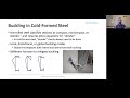 Webinar | Designing a Cold Formed Steel Beam Using AISI S100-16