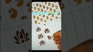 Easy lotus flower#mehndi #shortvideo #simplemehndidesign