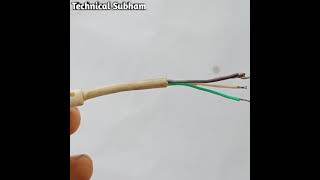 Make a OTG using old data cable|| Turn any Data cable into OTG cable||#shorts