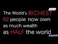 WATCH: Wealth of 62 richest same as 3.6bn people combined