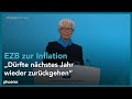 Christine Lagarde nach der Sitzung des EZB-Zentralbankrats am 28.10.21