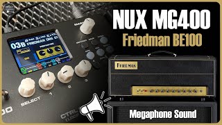 Nux MG 400 FRIEDMAN / Megaphone Sound with EQ Guitar Pedal