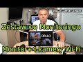 Zestaw do Monitoringu ORLLO CAMSET SMART- 2 w 1 monitor z rejestratorem + 4 kamery IP WiFi