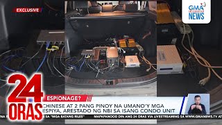 Chinese at 2 pang pinoy na umano'y mga espiya, arestado ng NBI sa isang condo unit | 24 Oras