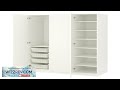 PAX / FORSAND IKEA Wardrobe combination white/white Review