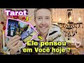 ELE PENSOU EM VOCÊ HOJE ? Como está a cabeça dele em relação a você ?Rei do oraculo hoje tarot hoje