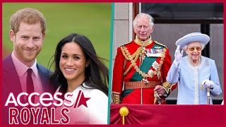 Meghan Markle & Prince Harry SUPPORT Queen At Trooping The Colour!