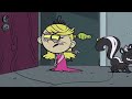 cartoon characters getting sprayed by skunks compilation