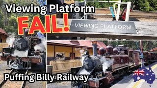 Puffing Billy Railway steam train at Emerald Lakeside  | Travel Melbourne Australia