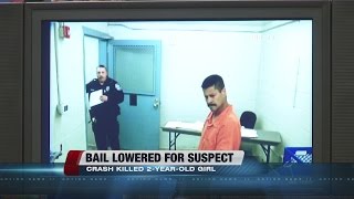 Bail lowered for suspect