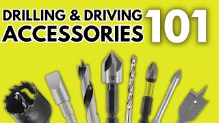 How to Choose Drill & Drive Bits & Accessories | RYOBI Tools 101