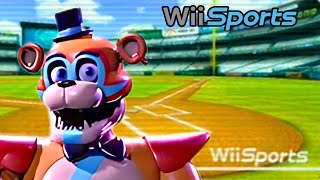 GLAMROCK FREDDY IS IN Wii SPORTS BASEBALL!!