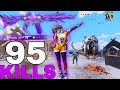 95 KILLS!😍 NEW BEST AGGRESSIVE RUSH GAMEPLAY with AVALANCHE X-SUIT🔥SAMSUNG,A7,A8,J4,J5,J6,J7,J2,J3