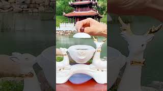 Semi-Automatic Tea Set. 🍵 💞🫶💞👍💞🍵            Looks good  ✔️❤️‍🔥      #stressrelief    #nestemporium03