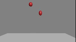 Ball bounce two different weights