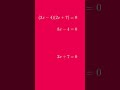 💯 Solving Quadratic Equations by Null Factor Law