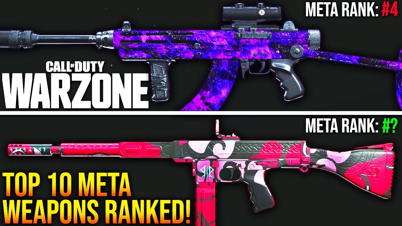 WARZONE: New TOP 10 BEST META LOADOUTS Ranked! (WARZONE Best Weapons ...