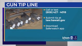 New 'Gun Tip Line' launched in effort to protect neighborhoods