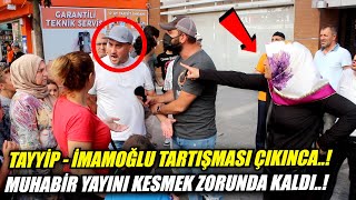 "Tayyip değil İmamoğlu zam yapıyor..!" deyince büyük tartışma çıktı, muhabir yayını kesti..!