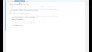 Java Interview Question And Answer If a method is declared as protected, where may the method be acc