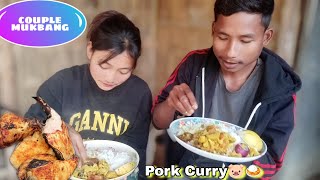 Pork Curry Mukbang best couple🥰😂😂