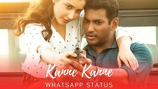 Kanne Kanne | Full Screen | Agoya | Vishal | Raashi Kanna | Anirudh | Whatsapp Status - Melody Way