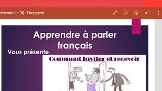 Comment Inviter et recevoir des invités