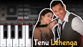 Tenu Lehenga Song - Piano Tutorial | Satyameve Jayate | Lehenga 2.0 #shorts #youtubeshorts #lehenga