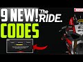 UPDATE✅THE RIDE CODES - ROBLOX RIDE CODES - CODES FOR THE RIDE - RIDE CODE