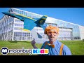 Blippi Visits The Museum Of Flight | @Blippi | Moonbug Literacy