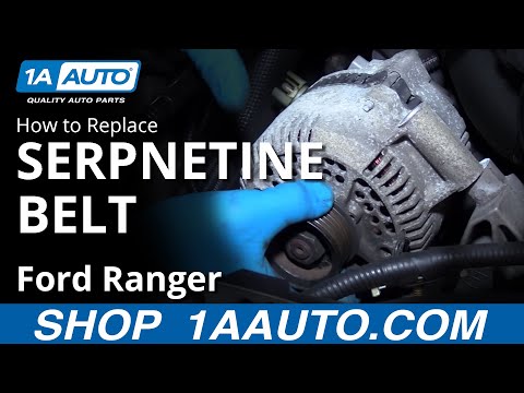 How to Remove Inspect Reinstall Serpentine Belt 2001 Ford Ranger 4.0L V6 How to Remove Inspect Reinstall Serpentine Belt 2001 Ford Ranger 4.0L V6