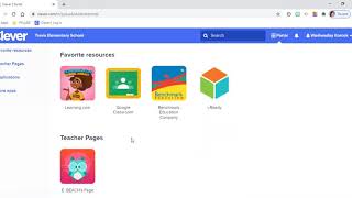 Logging into Clever and Google Classroom