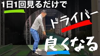 １日１回見るだけでドライバーが良くなる!魔法の動画！