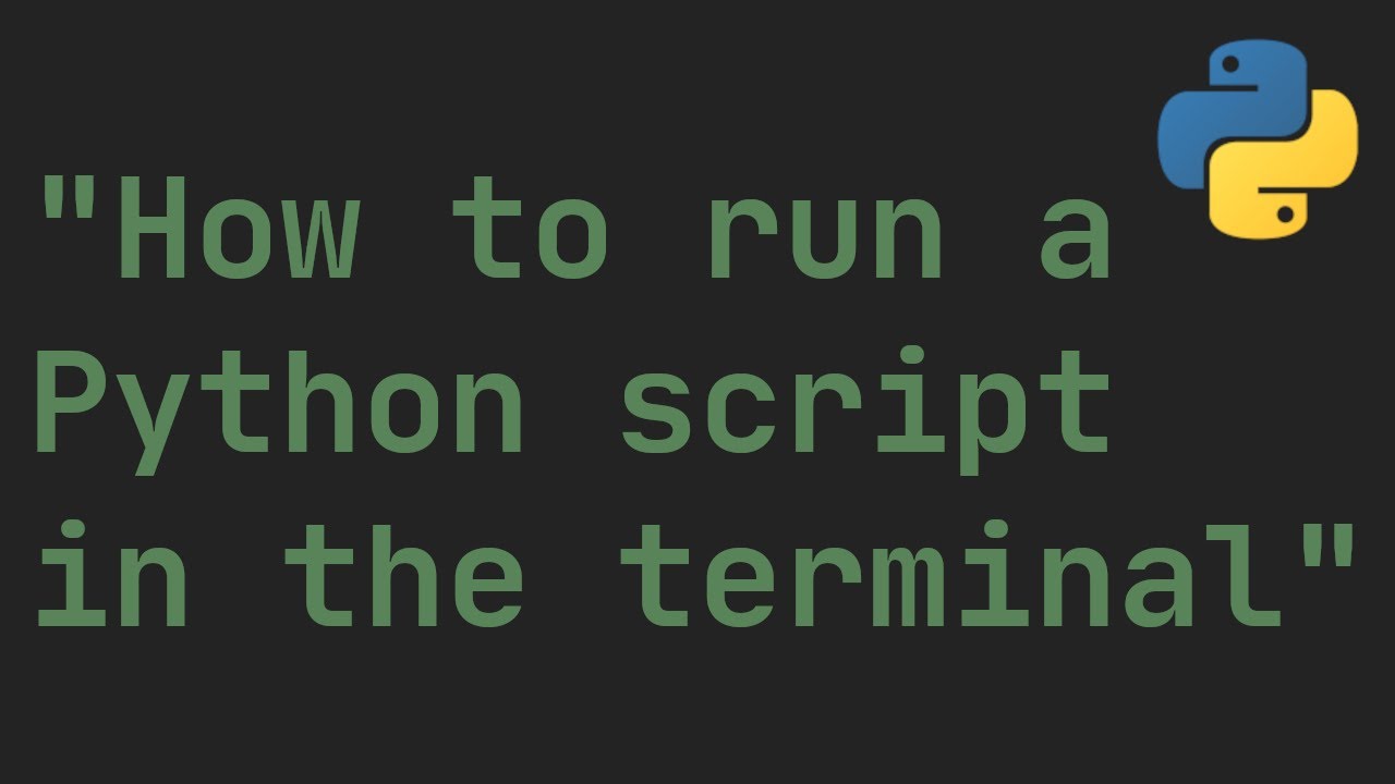 How to run script