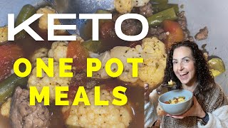 ONE pot KETO meals | New Keto Recipes | FreezerFit meals | What I eat in a day on Keto | janetgreta