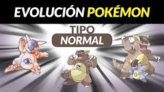 Evolución del Tipo Normal: Gen 1 - 7