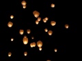 Lanterns in the night sky