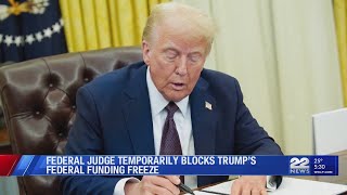 Federal judge temporarily blocks Trump's federal funding freeze