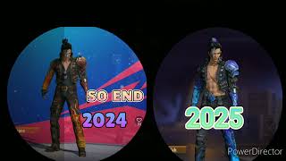 welcome to free fire 2024 V/S 2025
