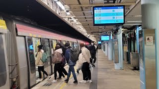 [泡菜第一年通宵] 港鐵東鐵線R train D052/D054九龍塘至金鐘(頭等)