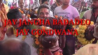 Dancing of lord jangha badadeo of gondwana gond samaj, jharsuguda, odisha