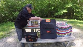 Review of a EBL 500 watt Portable Power Station and 100 watt Panels.