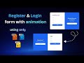 Build a Professional Login & Register UI | HTML CSS JS Tutorial