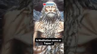 Is  Meditation And Tapasya The Same Thing - Hinduism - Mahabharatam - #Lifeoramashorts - Telugu