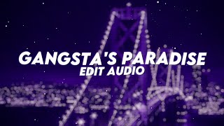 Gangsta's Paradise - Coolio (sped up) // Edit Audio
