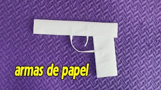 Armas de papel : como fazer uma arma de papel origami
