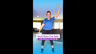 Small Waist, Flat Belly - 3-Minute At-Home Workout With Me