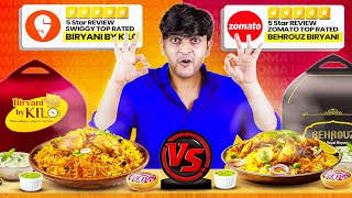 Trying Zomato vs Swiggy Bestseller Biryani