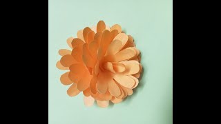 Easy Paper Flowers | Flower Making | DIY Simple Paper Flower  |  Very Easy and Simple Paper Crafts